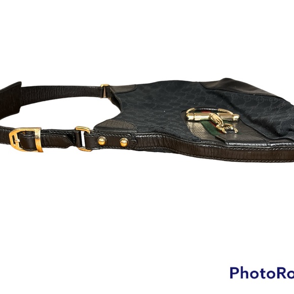 Authentic Gucci Hasler Horsebit Black Purse - Picture 5 of 12